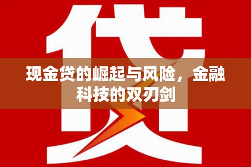 湘潭现金贷的崛起与风险，金融科技的双刃剑
