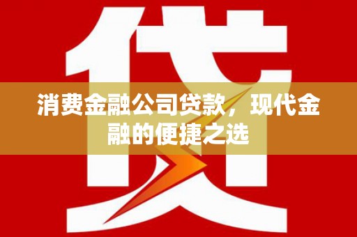 湘潭消费金融公司贷款，现代金融的便捷之选